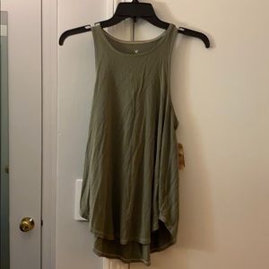 Green tank top